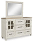 Shaybrock California  Panel Bed, Dresser And Mirror