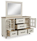 Shaybrock California  Panel Bed, Dresser And Mirror