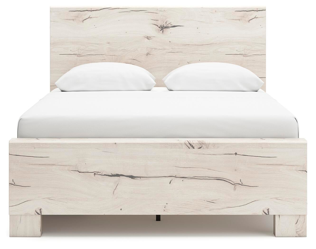 Lawroy  Panel Bed With Storage, Dresser And Mirror