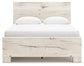 Lawroy  Panel Bed With Storage, Dresser And Mirror