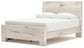 Lawroy  Panel Bed With Storage, Dresser And Mirror