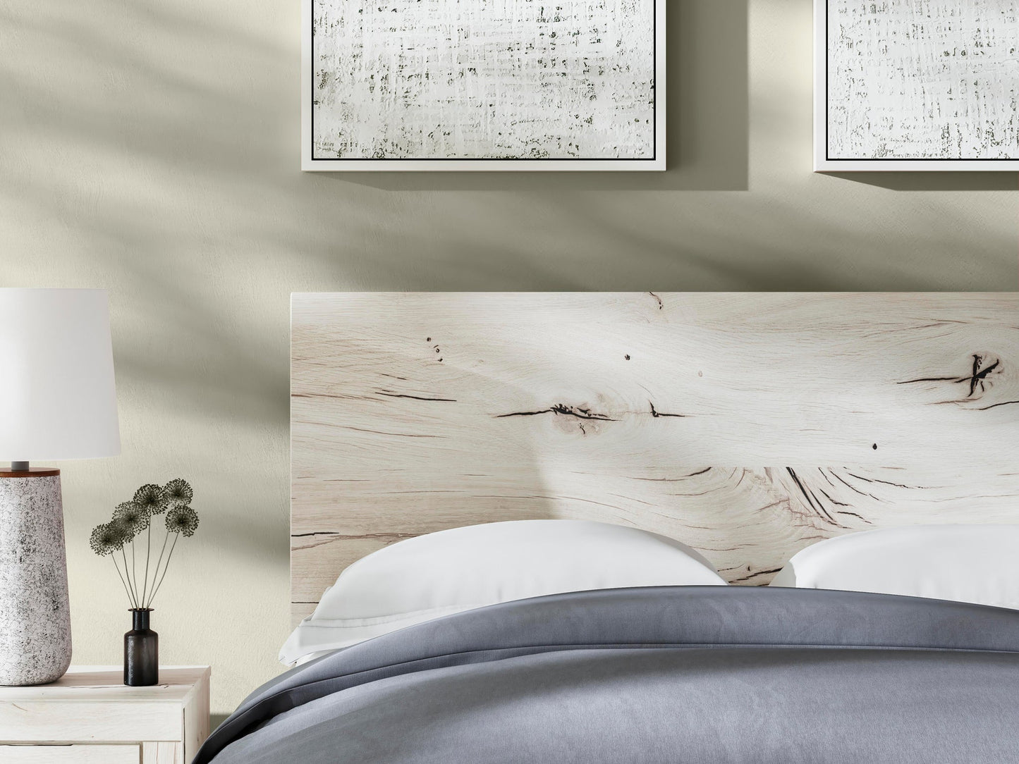 Lawroy  Panel Bed, Dresser And Mirror