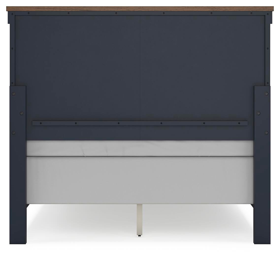Landocken  Panel Bed, Dresser, Mirror And Nightstand