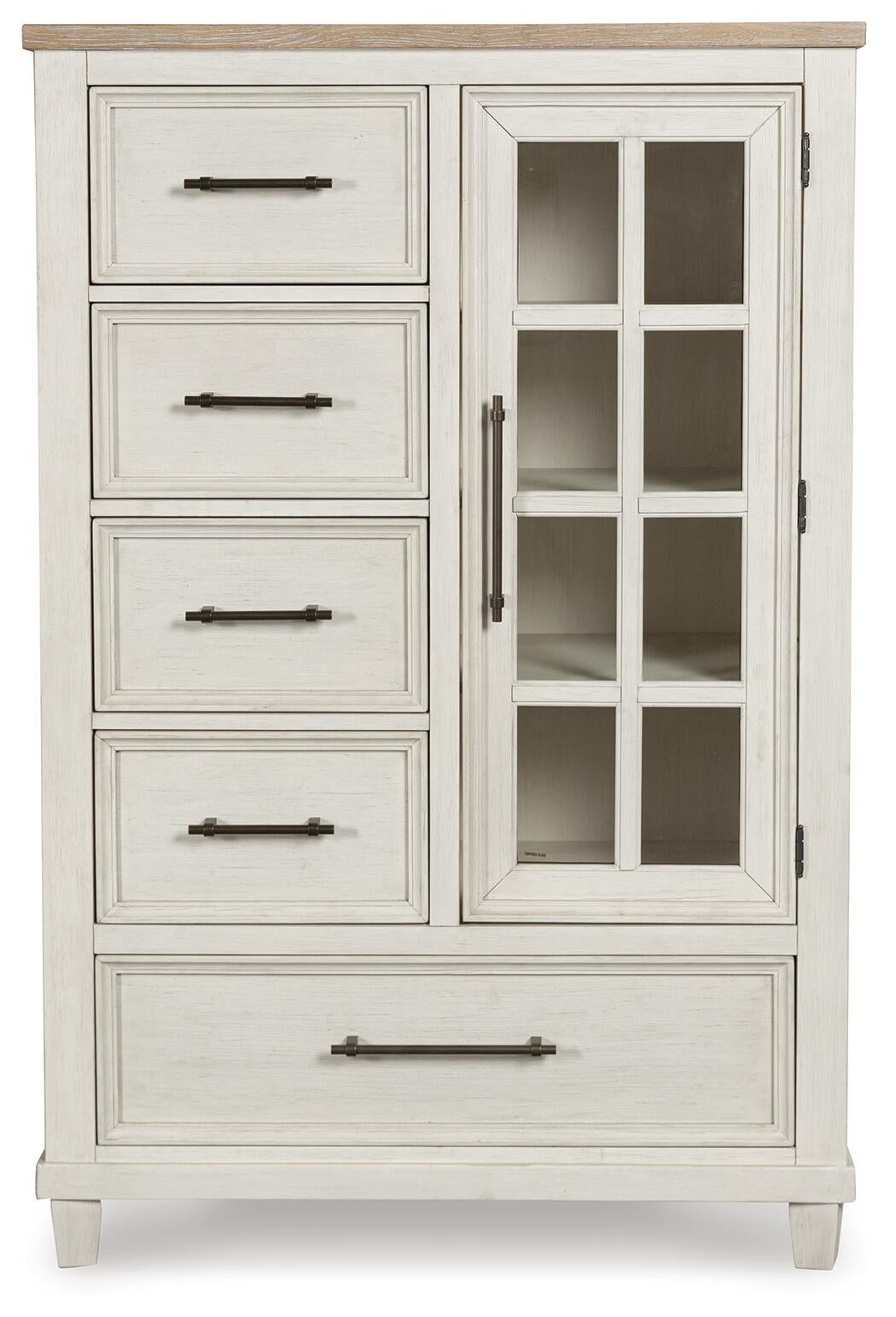Shaybrock  Panel Bed, Dresser, Mirror, Chest And Nightstand
