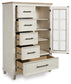 Shaybrock  Panel Bed, Dresser, Mirror, Chest And Nightstand