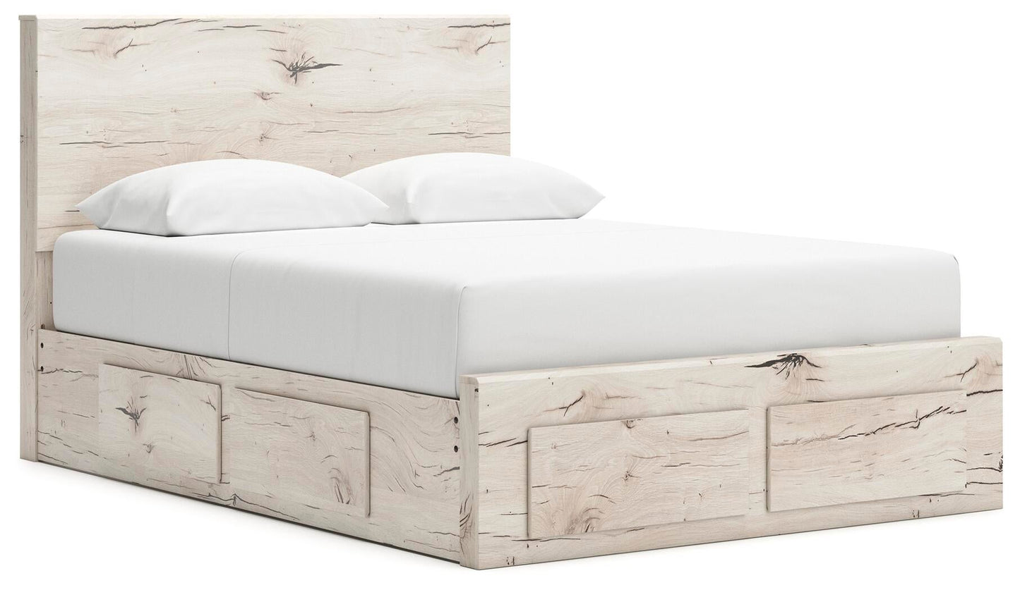 Lawroy  Panel Storage Bed, Dresser, Mirror, Chest And Nightstand