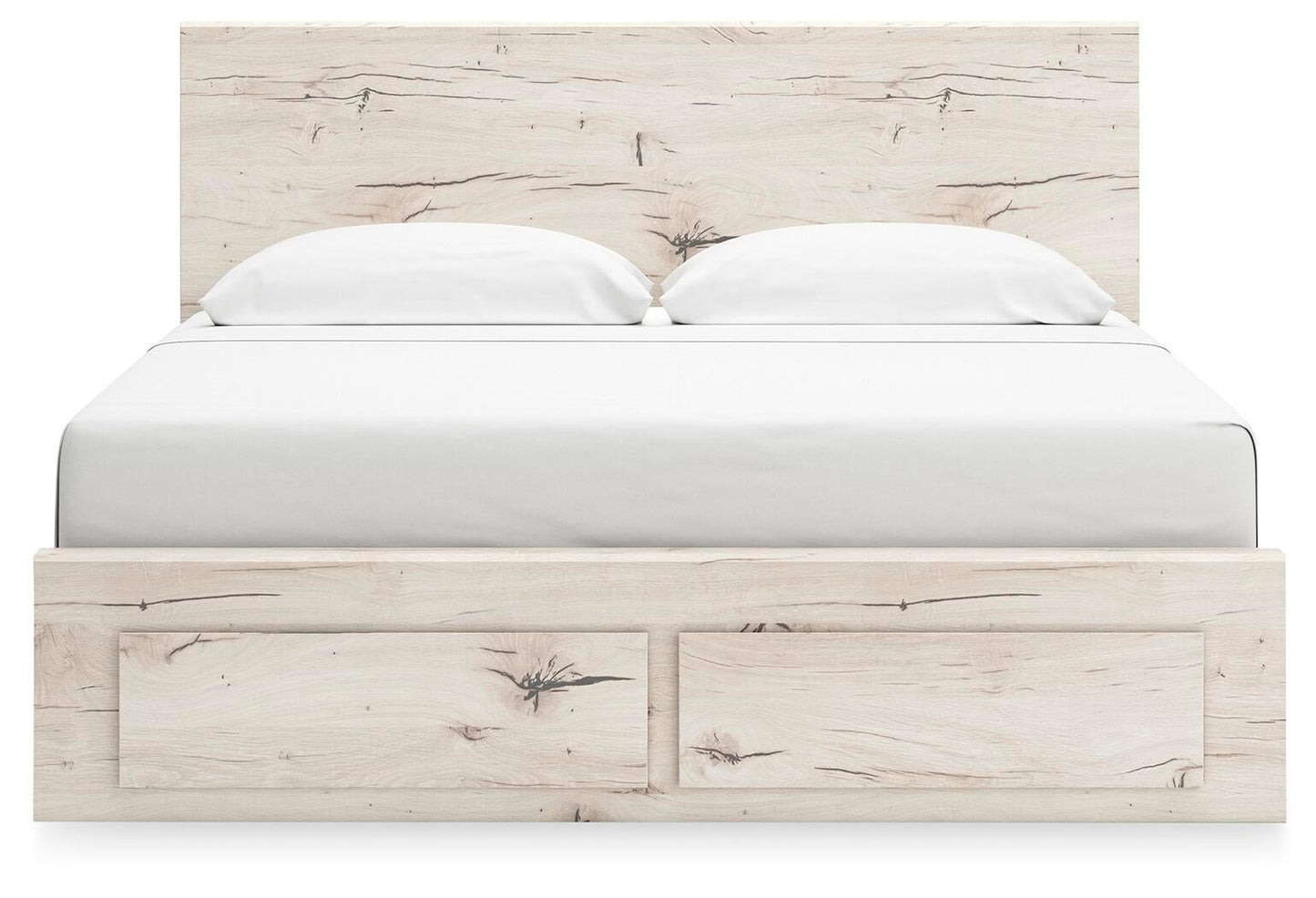 Lawroy  Panel Storage Bed, Dresser, Mirror And Nightstand