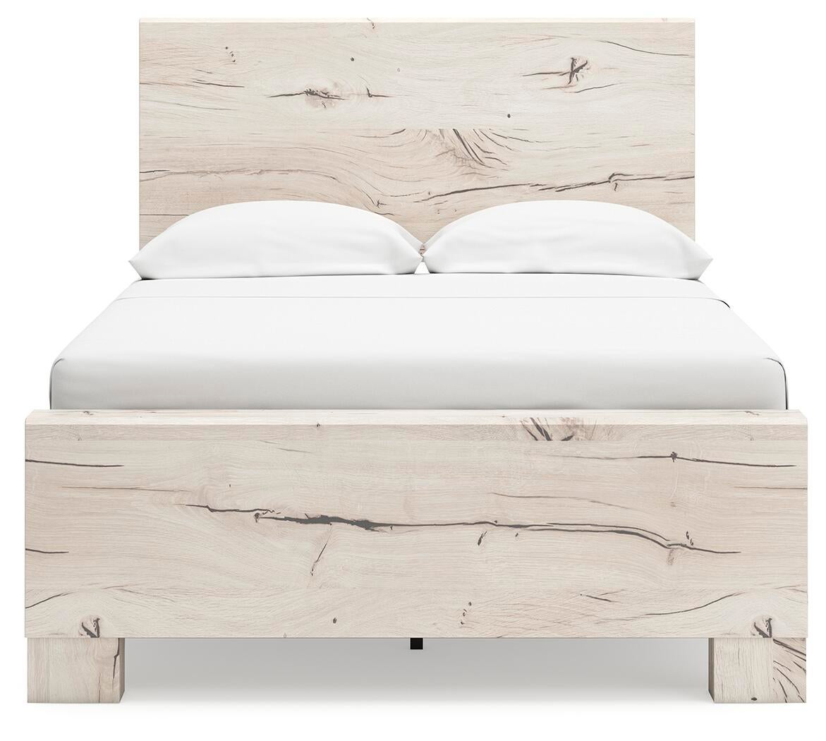 Lawroy  Panel Bed, Dresser And Mirror
