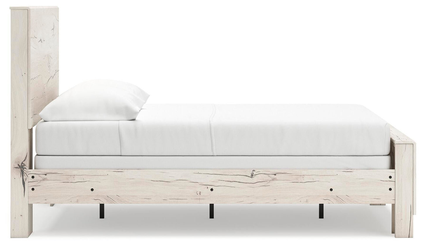 Lawroy  Panel Bed, Dresser And Mirror