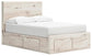 Lawroy  Panel Storage Bed, Dresser, Mirror And Nightstand