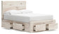 Lawroy  Panel Storage Bed, Dresser, Mirror And Nightstand