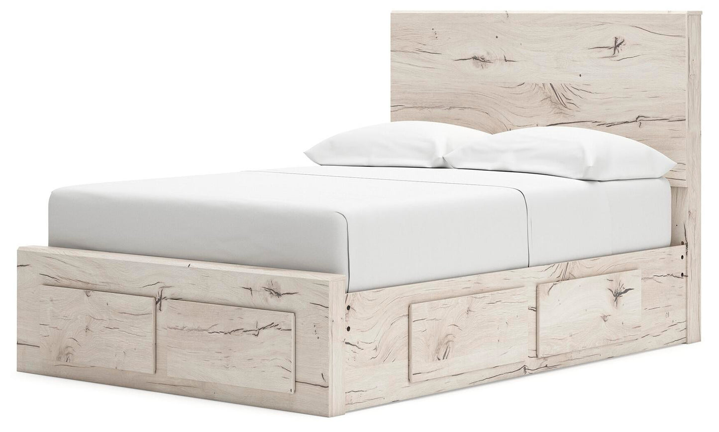 Lawroy  Panel Storage Bed, Dresser, Mirror And Nightstand