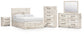 Lawroy  Panel Storage Bed, Dresser, Mirror, Chest And Nightstand