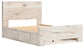 Lawroy  Panel Bed With Storage, Dresser, Mirror And Nightstand