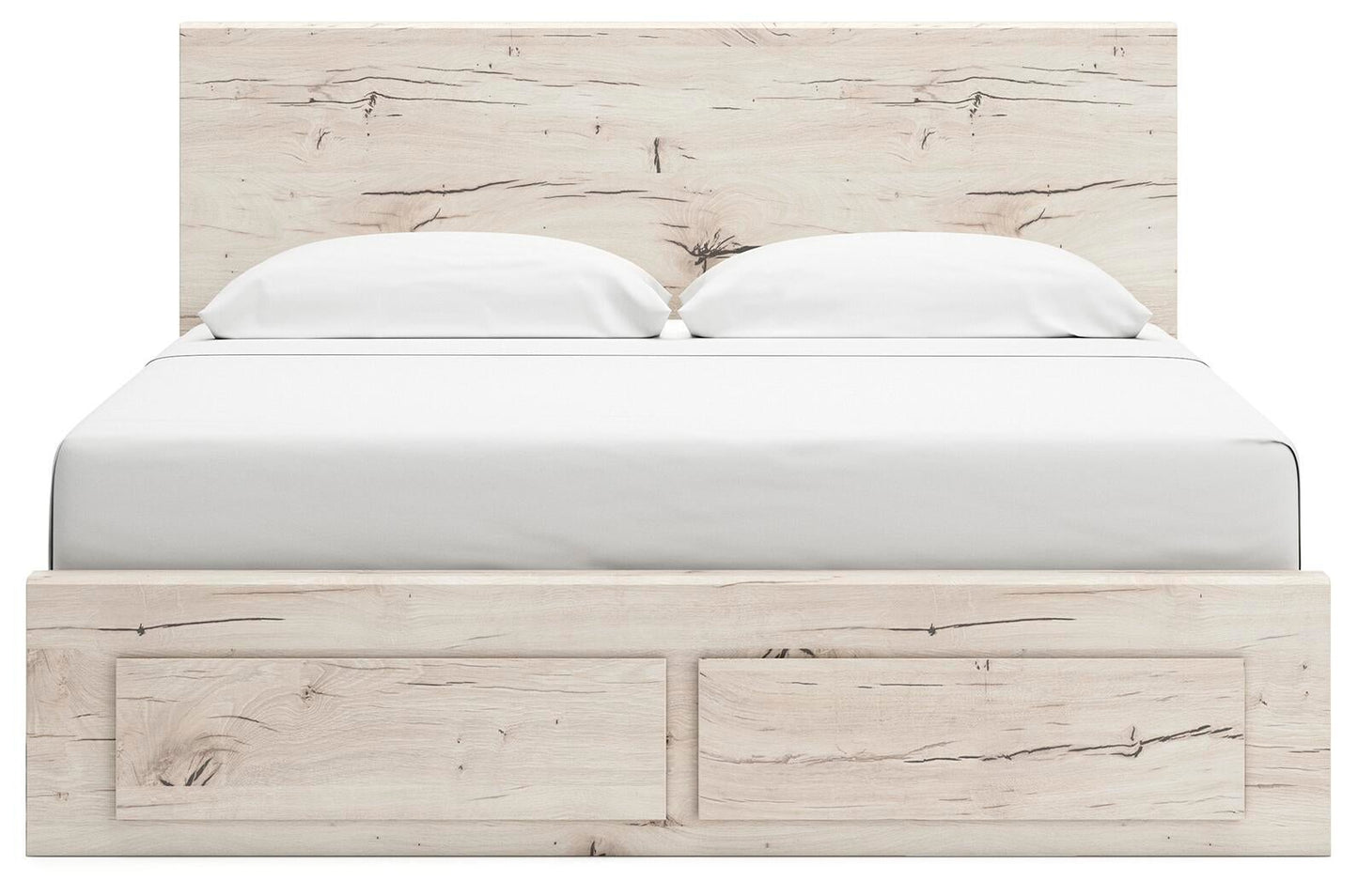 Lawroy  Panel Storage Bed, Dresser And Mirror
