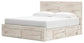 Lawroy  Panel Storage Bed, Dresser And Mirror