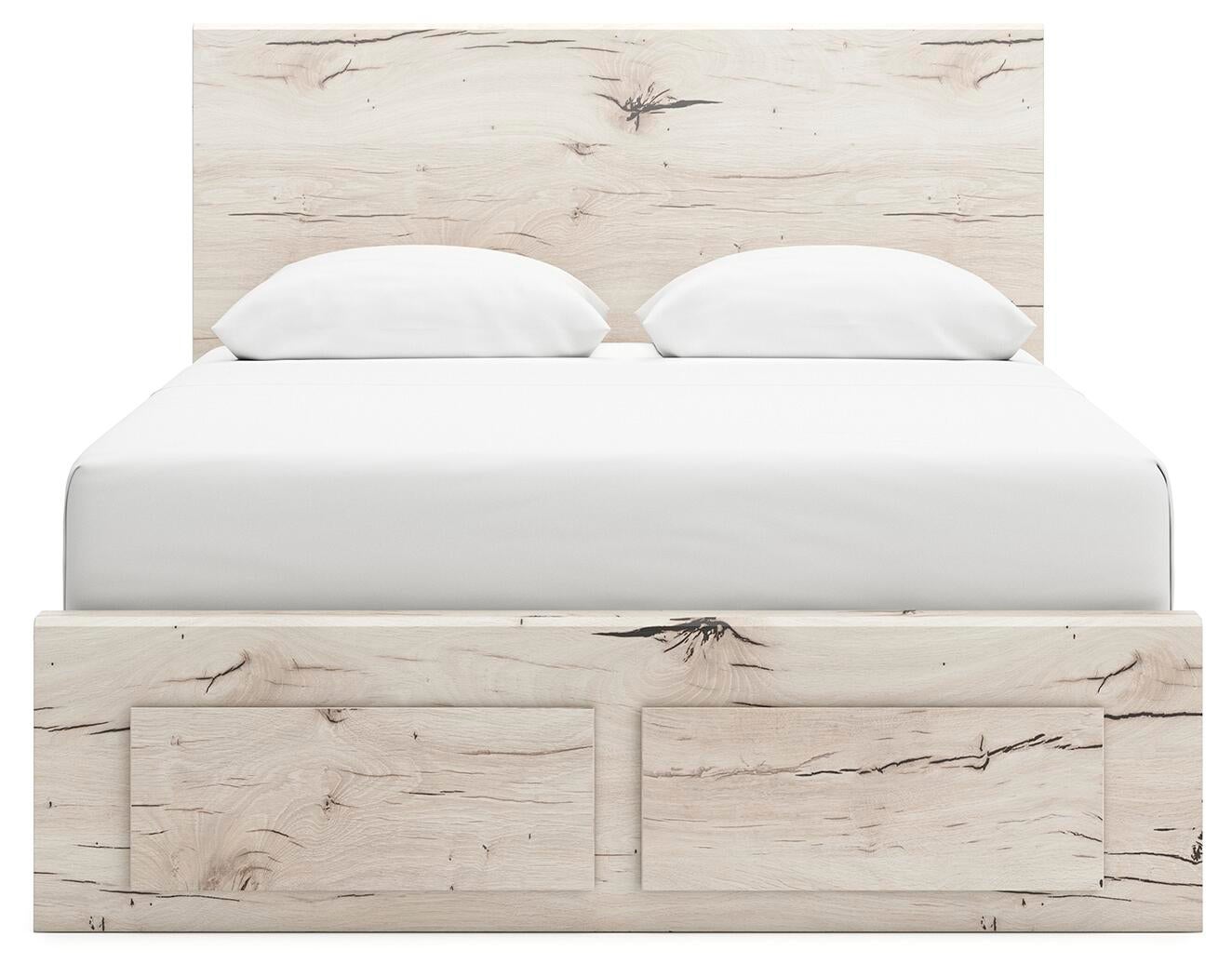 Lawroy  Panel Storage Bed, Dresser And Mirror