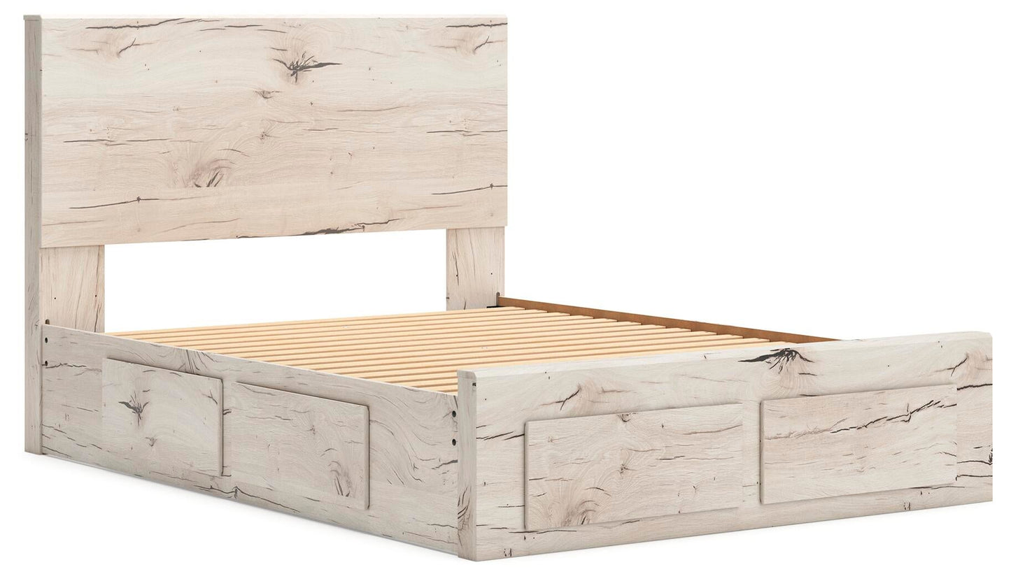 Lawroy  Panel Storage Bed, Dresser And Mirror