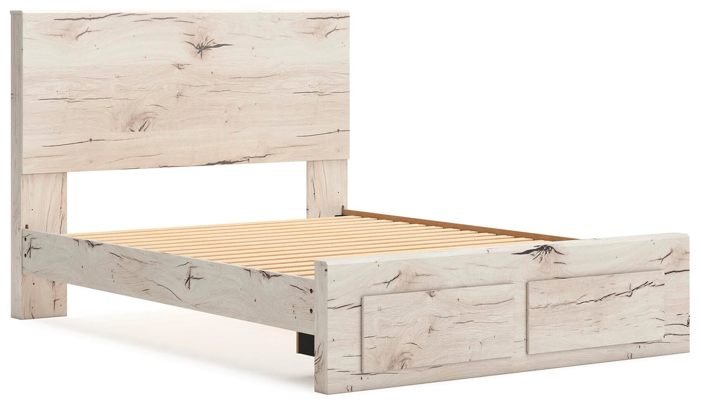 Lawroy  Panel Storage Bed, Dresser, Mirror And Nightstand