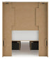 Lawroy  Panel Bed With Storage, Dresser, Mirror And Nightstand