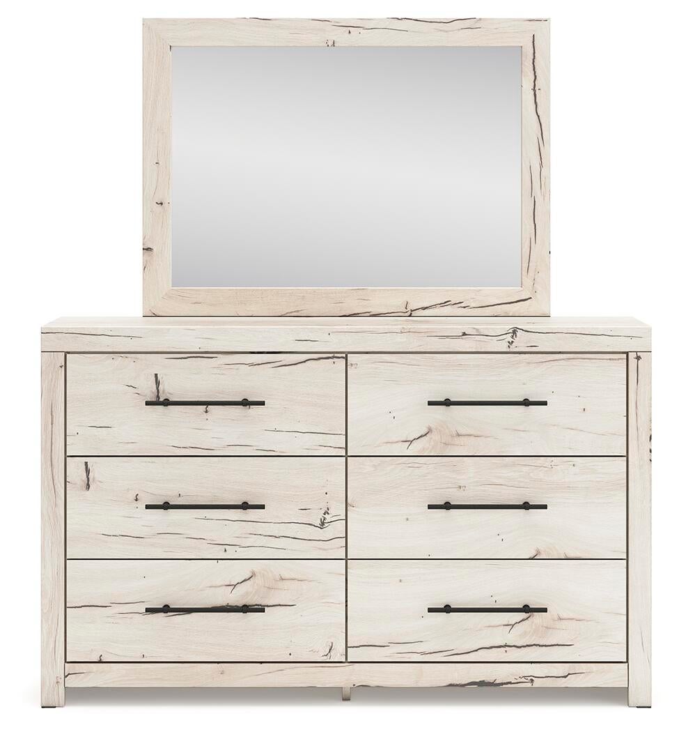 Lawroy  Panel Storage Bed, Dresser And Mirror
