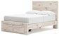 Lawroy  Panel Storage Bed, Dresser And Mirror