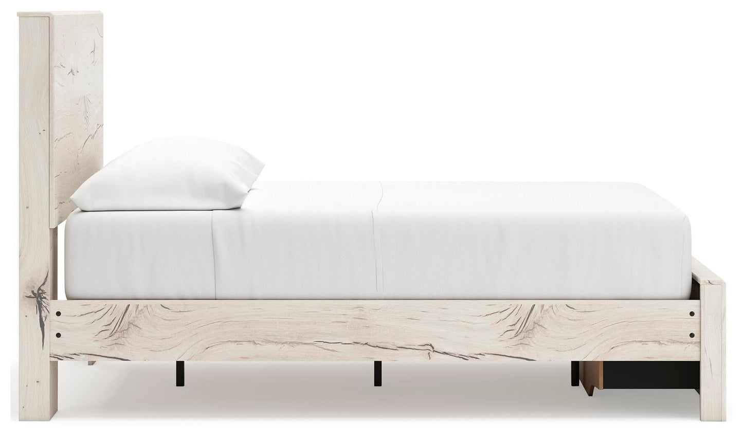 Lawroy  Panel Storage Bed, Dresser And Mirror