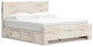 Lawroy  Panel Bed With Storage, Dresser And Mirror