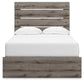 Graystorm  Panel Bed With Storage, Dresser, Mirror And Nightstand