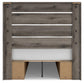 Graystorm  Panel Bed With Storage, Dresser, Mirror And Nightstand