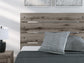 Graystorm  Panel Bed With Storage, Dresser, Mirror And Nightstand