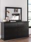 Maribel  Panel Bed, Dresser, Mirror And Nightstand