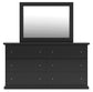 Maribel  Panel Bed, Dresser, Mirror, Chest And Nightstand