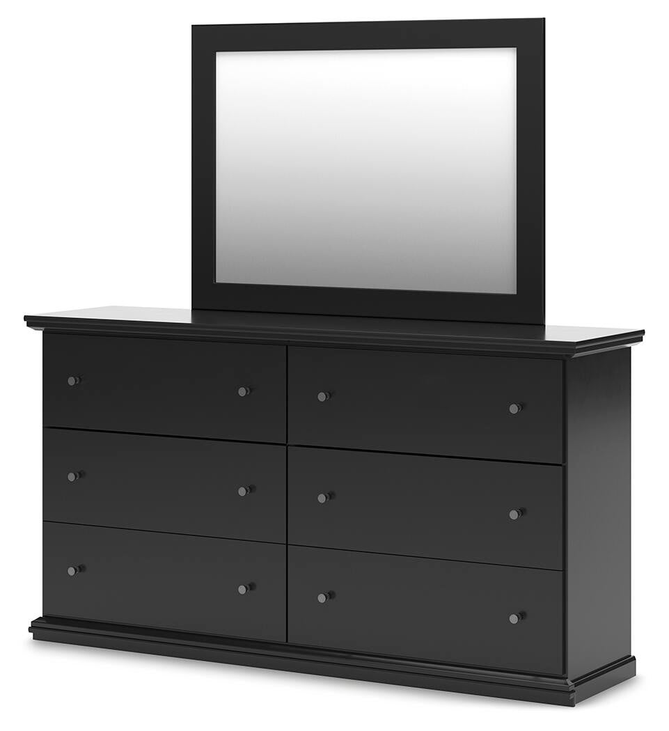 Maribel  Panel Bed, Dresser, Mirror, Chest And Nightstand