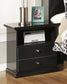 Maribel  Panel Bed, Dresser, Mirror And Nightstand
