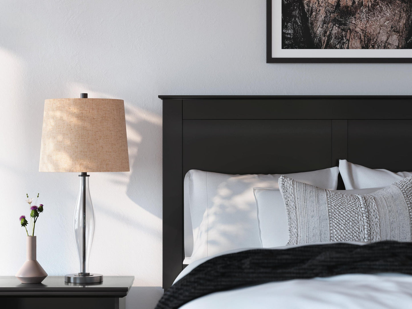 Maribel  Panel Bed, Dresser And Mirror