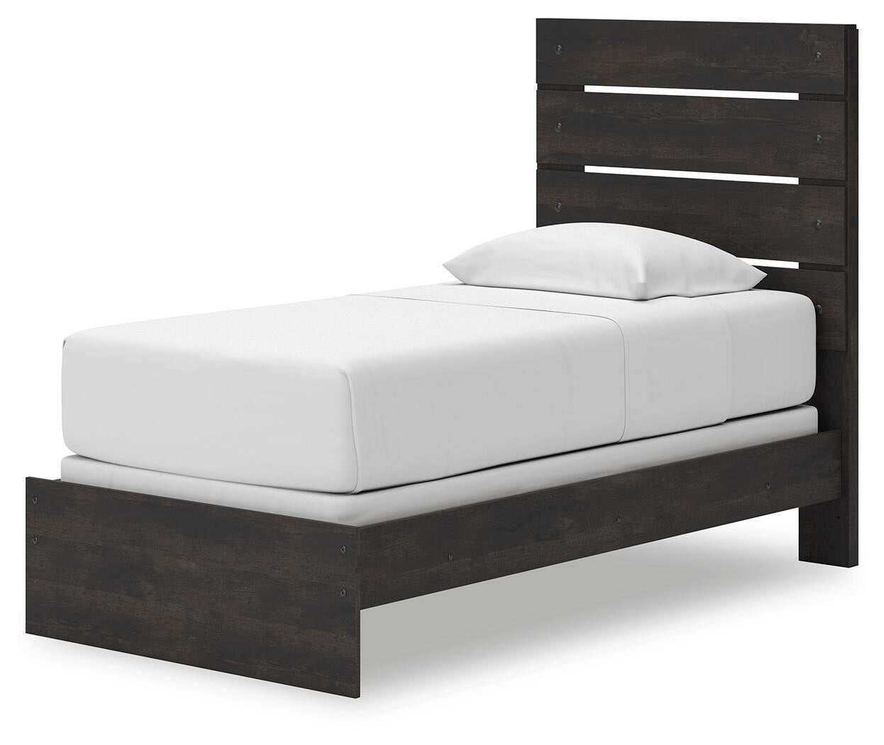 Hollivern  Panel Bed, Dresser, Mirror, Chest And Nightstand