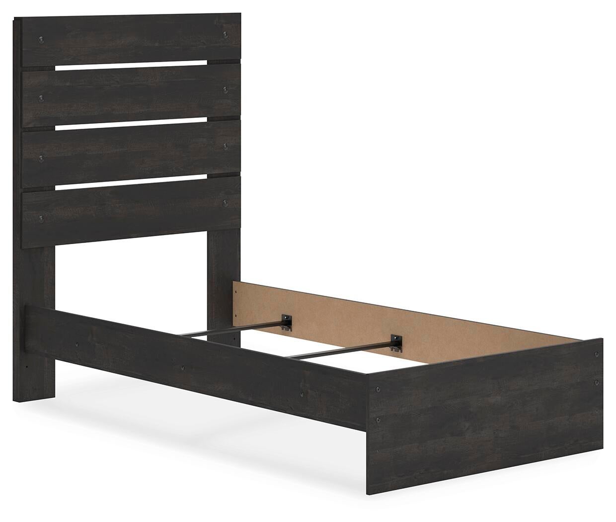 Hollivern  Panel Bed, Dresser, Mirror, Chest And Nightstand