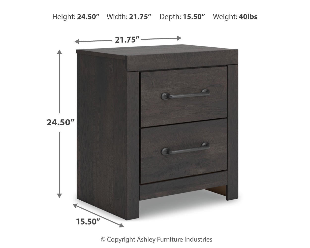 Hollivern  Panel Bed, Dresser, Mirror, Chest And Nightstand