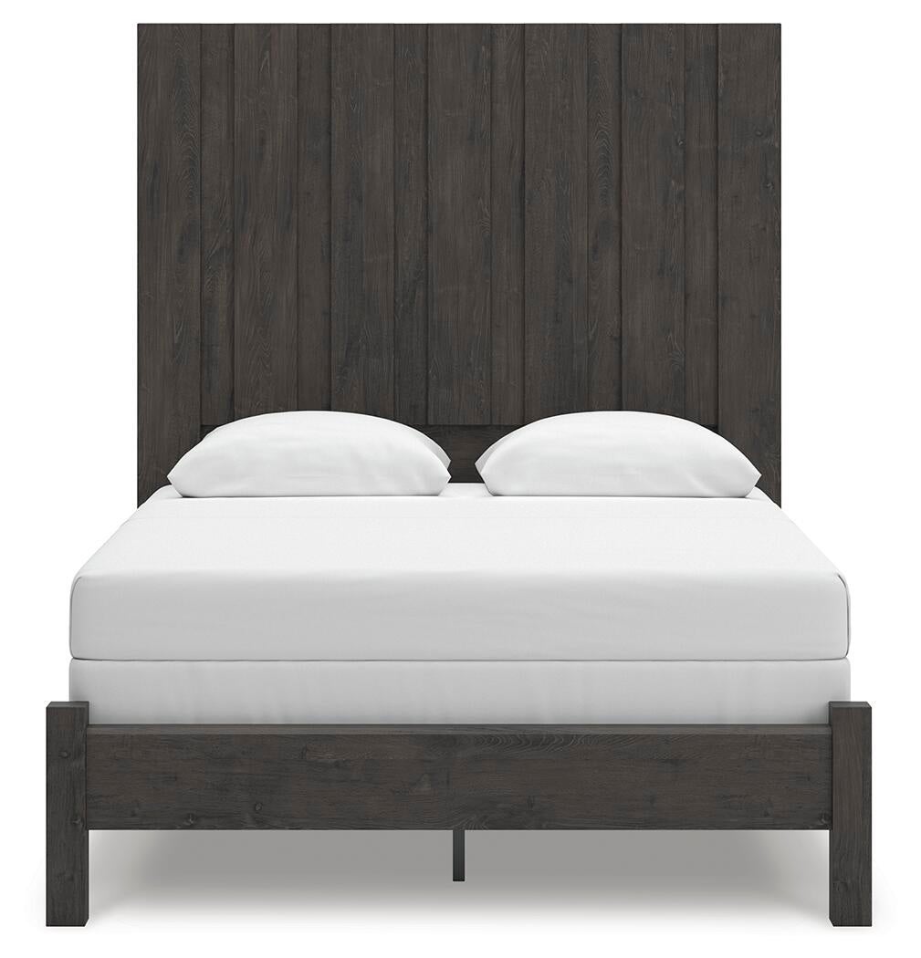 Fraluna  Panel Bed, Dresser, Mirror And Nightstand