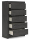 Fraluna  Panel Bed, Dresser, Mirror, Chest And Nightstand