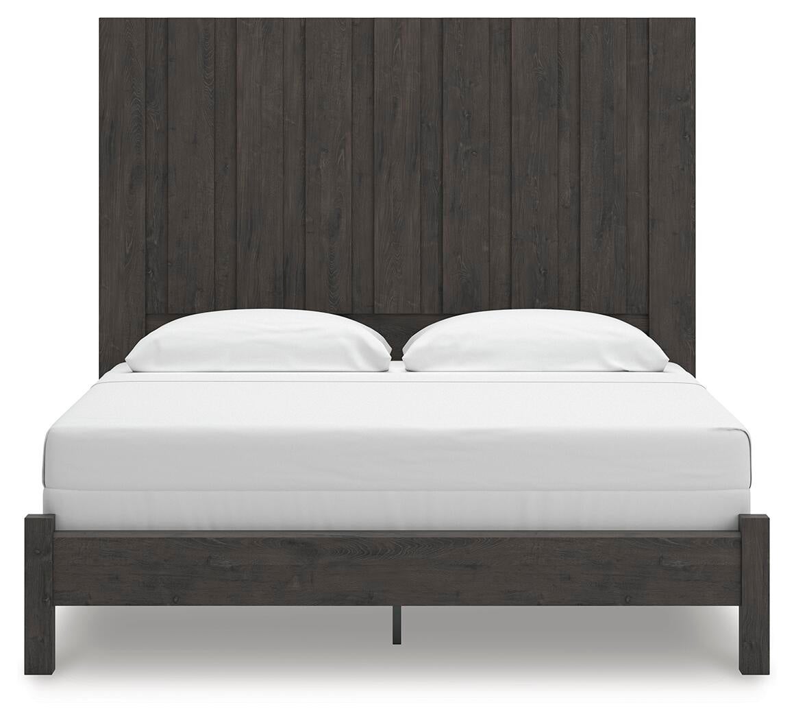 Fraluna  Panel Bed, Dresser, Mirror, Chest And Nightstand