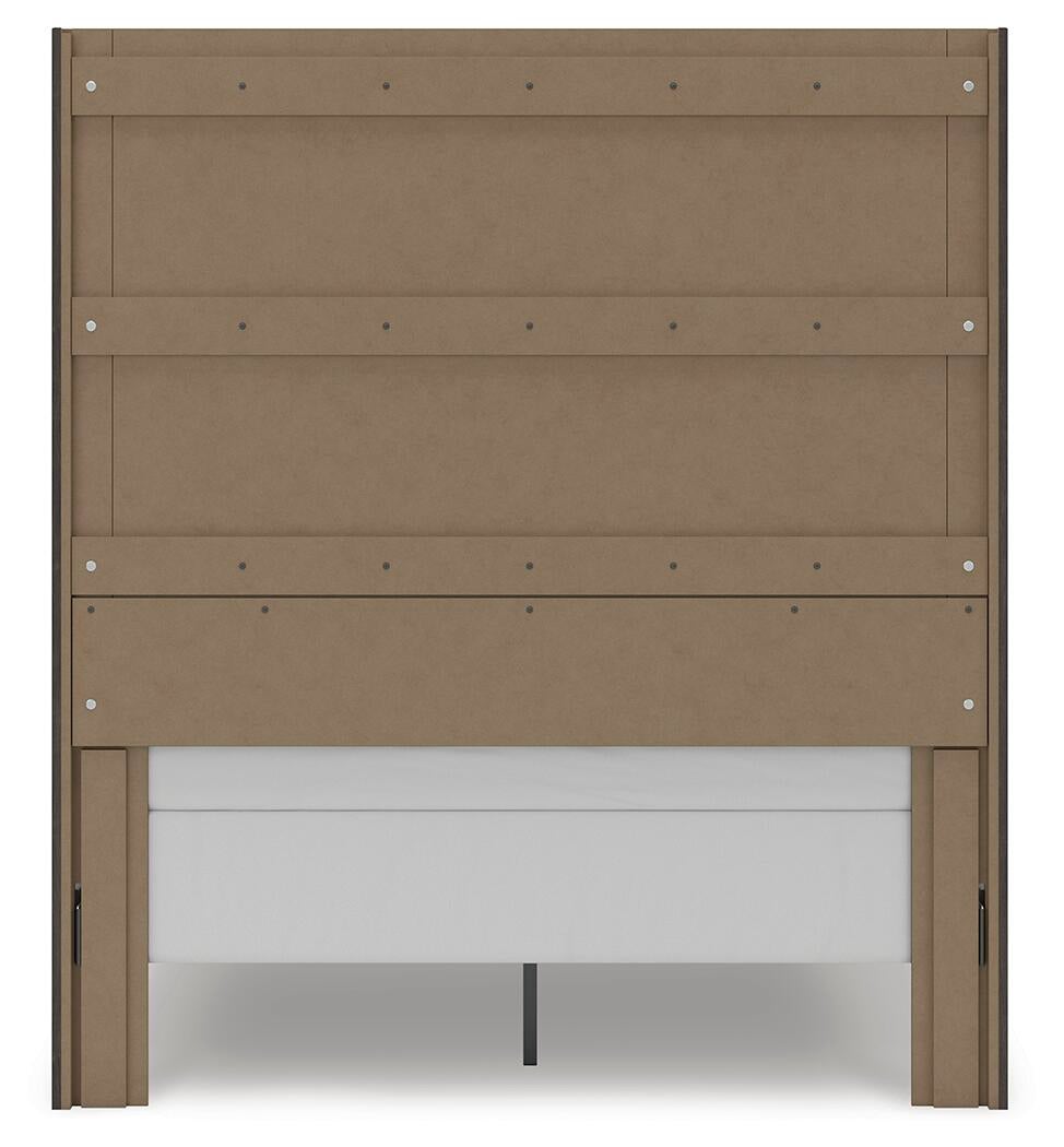 Fraluna  Panel Storage Bed, Dresser, Mirror And Nightstand