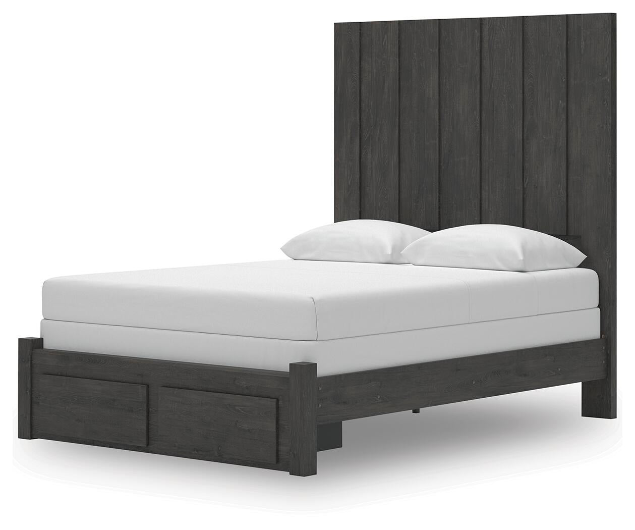 Fraluna  Panel Storage Bed, Dresser, Mirror And Nightstand
