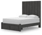 Fraluna  Panel Storage Bed, Dresser, Mirror And Nightstand