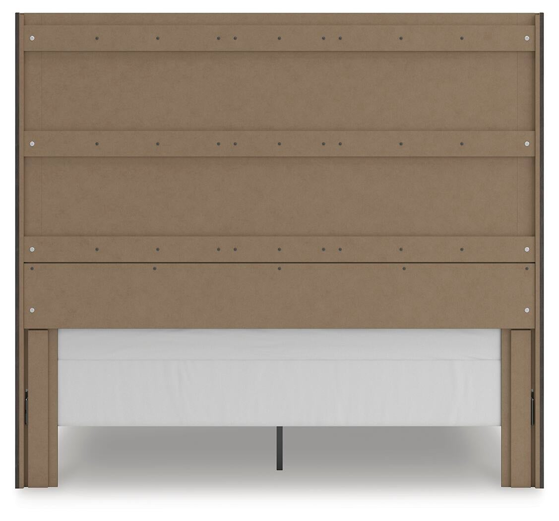 Fraluna  Panel Storage Bed, Dresser And Mirror