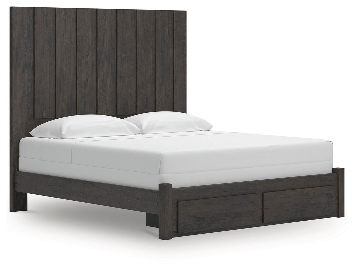 Fraluna  Panel Storage Bed, Dresser And Mirror