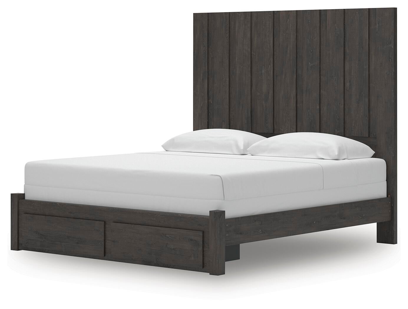 Fraluna  Panel Storage Bed, Dresser And Mirror