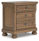 Feddinger California  Storage Sleigh Bed With Mirrored Dresser And Nightstand