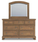 Feddinger California  Storage Sleigh Bed With Mirrored Dresser, Chest And Nightstand